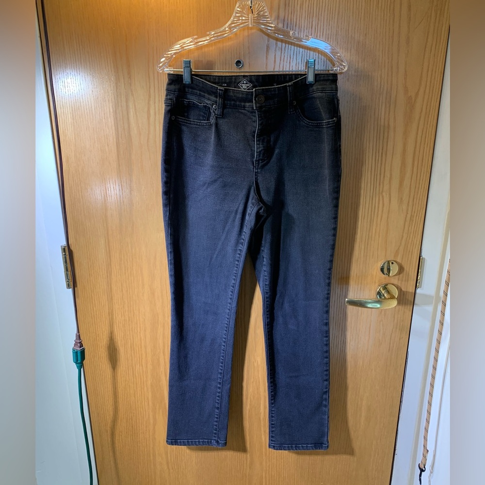 New! Banana Republic Black Straight High Rise Leggings- Ankle Jeans- Size 30